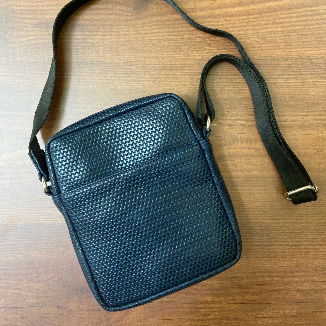 Travel blue clearance sling bag