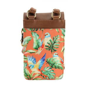 The Mobile Sling Bag (Coral Flutter)