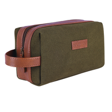 Tweed DOPP Kit for Men (Olive)