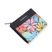 Olivia Bi-Fold Vegan Wallet for Women (Vibrant Daisies)