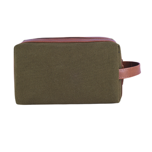 Tweed DOPP Kit for Men (Olive)