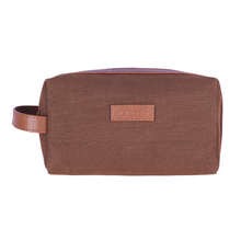 Tweed DOPP Kit for Men ( Walnut Brown)