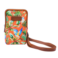 The Mobile Sling Bag (Coral Flutter Zipped)