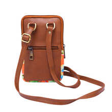 The Mobile Sling Bag (Coral Flutter Zipped)