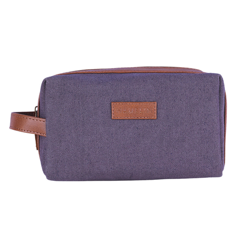 Tweed DOPP Kit for Men (Porpoise Grey)