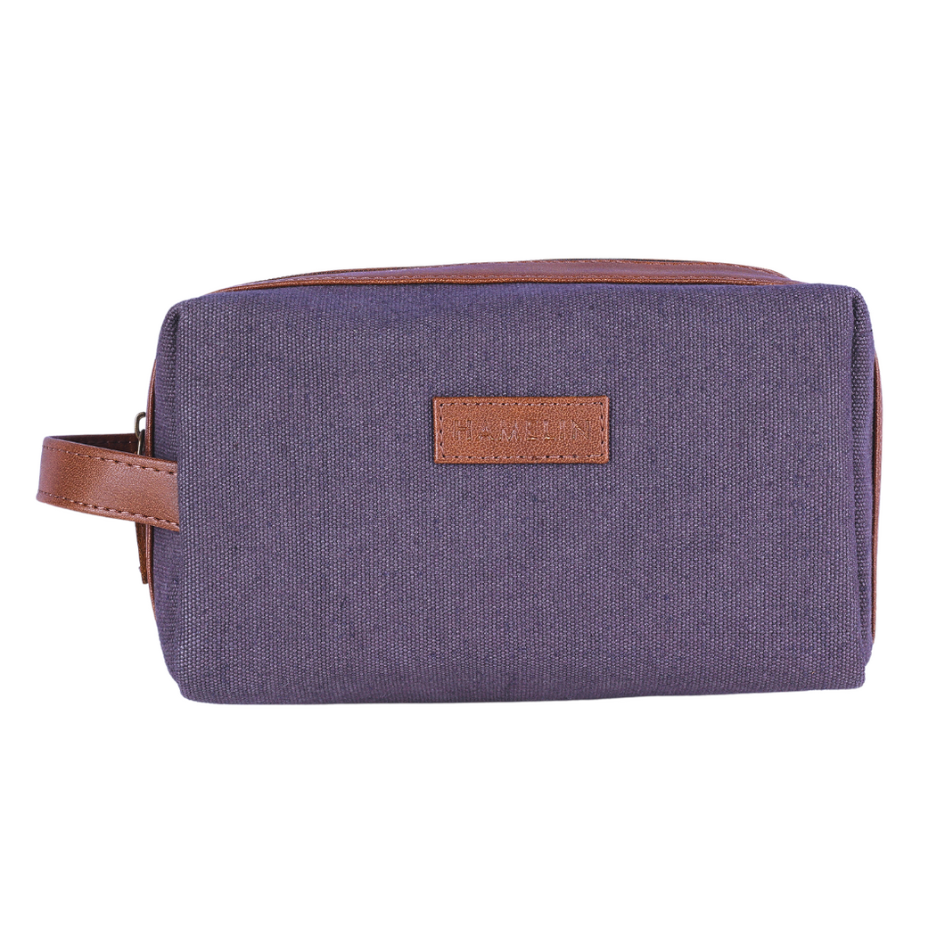 Tweed DOPP Kit for Men (Porpoise Grey)