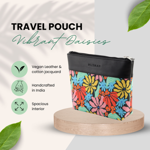 Essentials Travel Pouch (Vibrant Daisies)