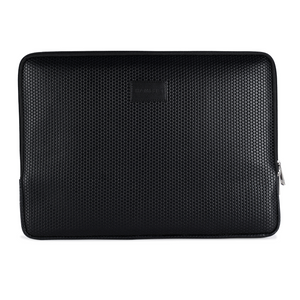 Zeus Macbook Sleeve / Laptop Sleeve (Black Grid Zipped 14 Inch)