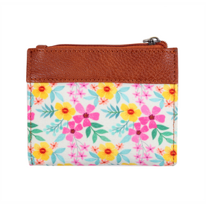 Olivia Bi-Fold Vegan Wallet for Women (Tahiti Sunset)