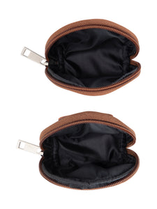 Mini Pouch (Set of two) - Green maple & Orca