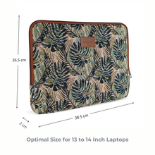 Zeus Macbook Sleeve / Laptop Sleeve (Green Maple Zipped 14 Inch)