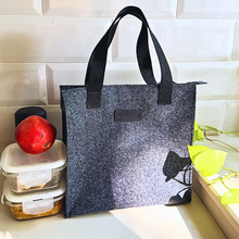 lunch Bag Grey Felt