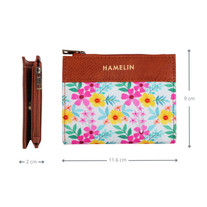 Olivia Bi-Fold Vegan Wallet for Women (Tahiti Sunset)