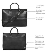 Theo Sleek Laptop Bag (Black)