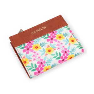 Olivia Bi-Fold Vegan Wallet for Women (Tahiti Sunset)