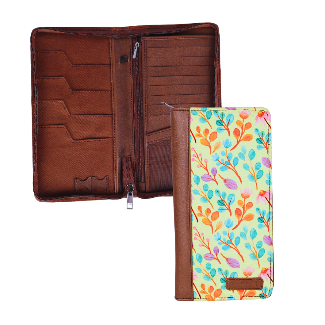 Ultimate RFID Blocking Passport Organizer (Sunny Bloom)