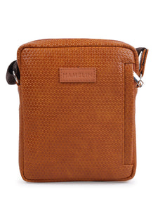 The Ultimate Travel Sling Bag  (Tan Checkered)