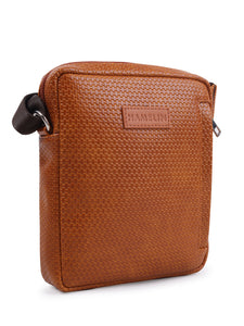 The Ultimate Travel Sling Bag  (Tan Checkered)